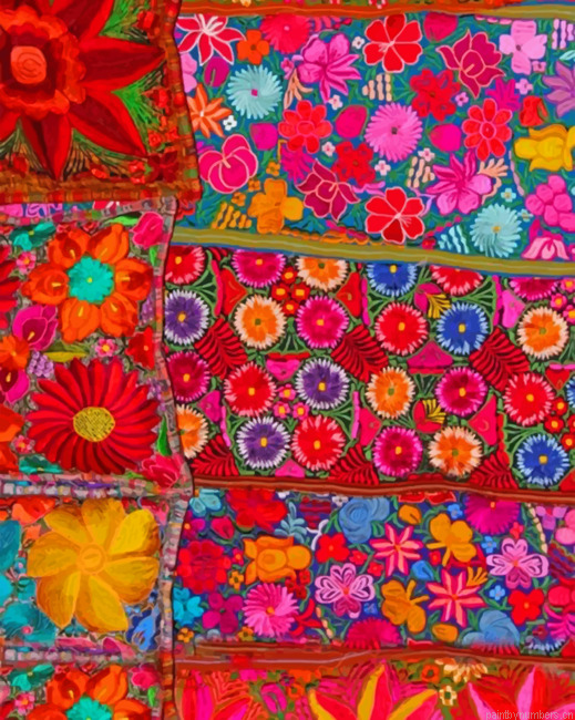 Colorful Flowers Painting By Numbers.png