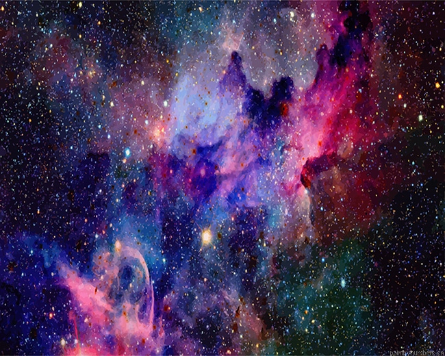 Colorful Galaxy Space Painting By Numberss.png