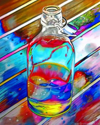 Colorful Glass Bottle Painting By Numbers.png