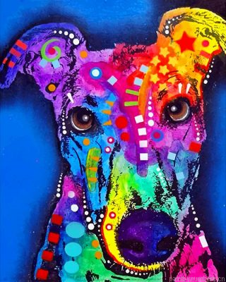 Colorful Greyhound Painting By Numbers.png