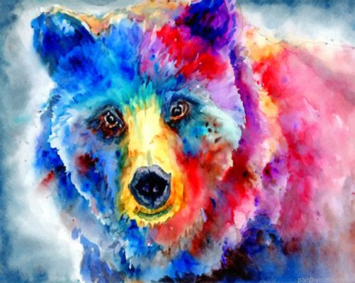 Colorful Grizzly Painting By Numberss.png