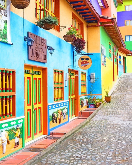 Colorful Guatape Colombia Painting By Numbers.png