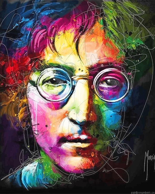 Colorful John Lennon Painting By Numbers.png