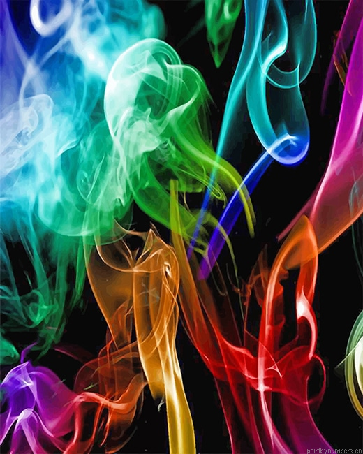 Colorful Light Smoke Painting By Numberss.png