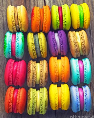 Colorful Macaroons Painting By Numbers.png