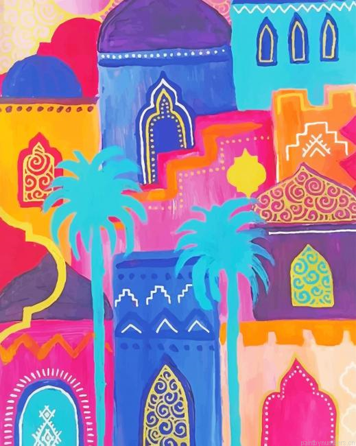 Colorful Morocco Painting By Numberss.png