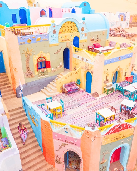 Colorful Nubia Egypt Painting By Numberss.png