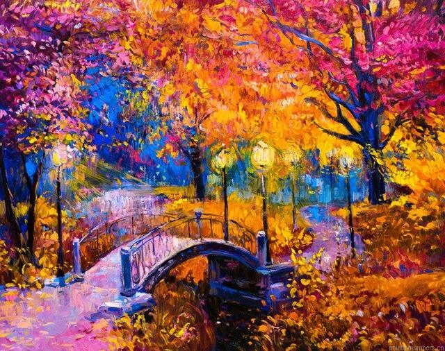 Colorful Park Landscapes Painting By Numbers.png