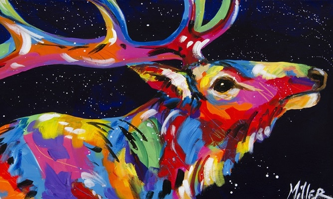 Colorful Reindeer Painting By Numbers.png
