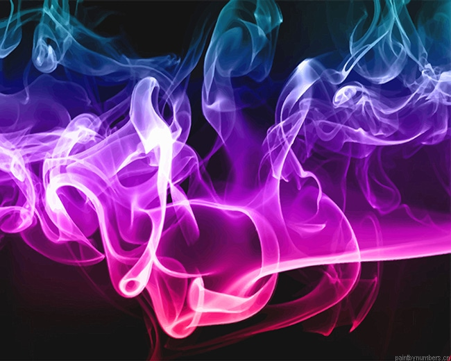 Colorful Smoke Art Painting By Numberss.png