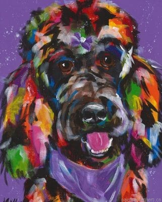 Colorful Standard Poodle Painting By Numberss.png