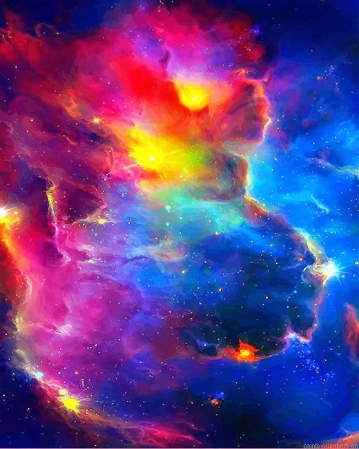 Colorful Universe Space Painting By Numberss.png