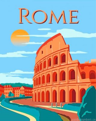 Colosseum Rome Italy Painting By Numbers.png