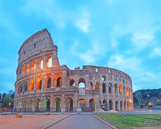 Colosseum Rome Painting By Numberss.png
