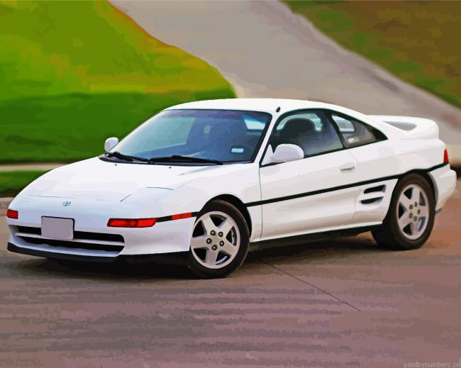 Cool Mr2 Car Painting By Numberss.png