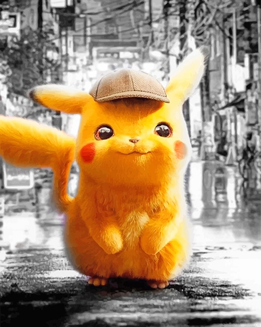 Cool Pikachu Painting By Numberss.png