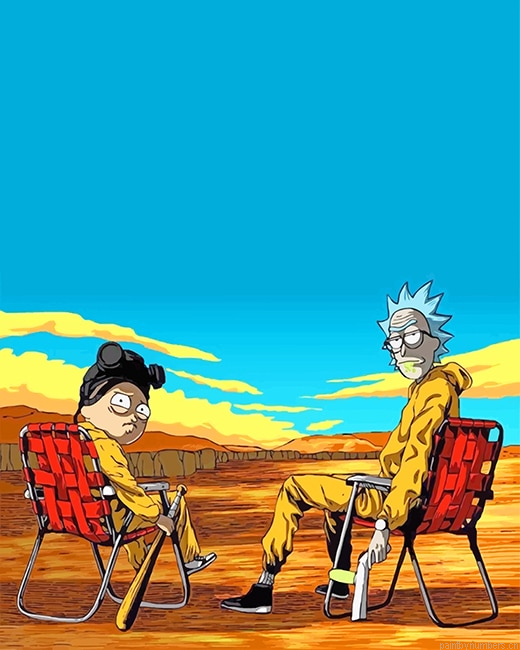 Cool Rick And Morty Animations Painting By Numbers.png