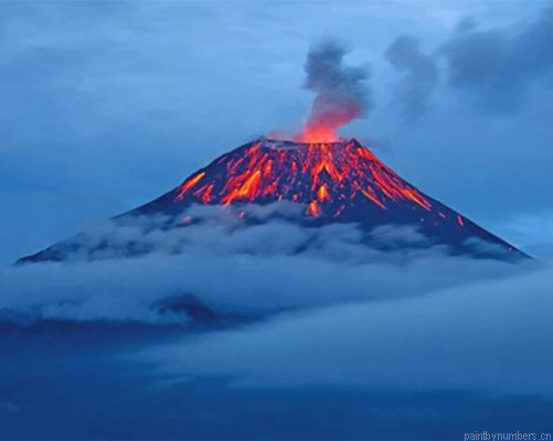 Cool Volcano Painting By Numbers.png