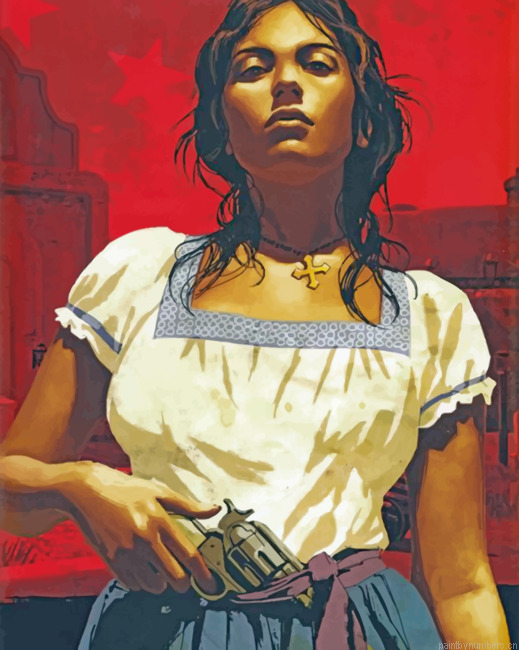 Cool Woman Illustration Painting By Numbers.png