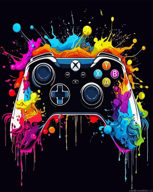 Cool Xbox Controller Painting By Numberss.png