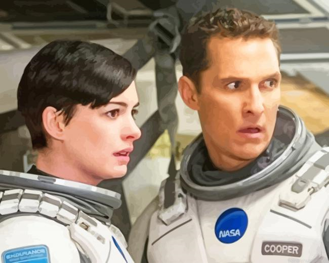 Cooper And Brand Interstellar Actors Painting By Numberss.png