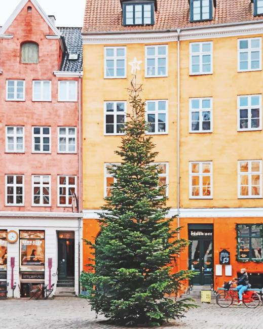 Copenhagen Christmas Tree Painting By Numberss.png