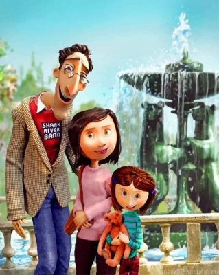 Coraline And Her Family Painting By Numbers.png