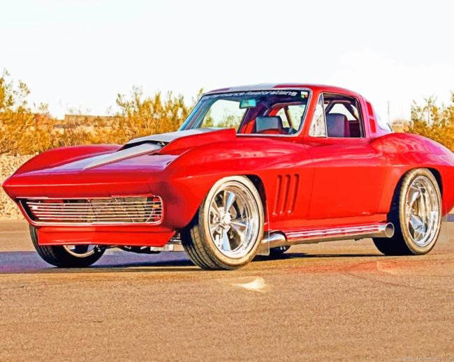 Corvette Optima Cars Painting By Numberss.png