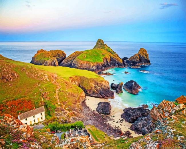 Cottages Cornwall Painting By Numberss.png