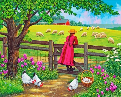 Countryside Life Painting By Numbers.png