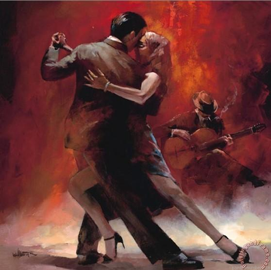 Couple Dance Flamenco Romance And Love Painting By Numbers.png