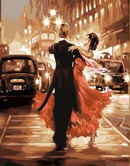 Couple Dancing In The Street Painting By Numberss.png