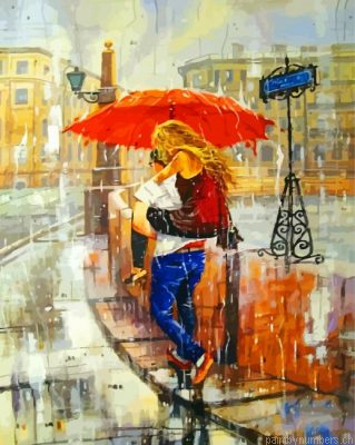 Couple Enjoying The Winter Painting By Numbers.png
