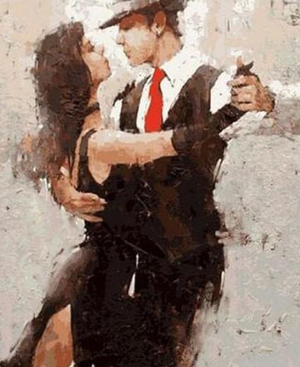 Couple Solo Dance Romance And Love Painting By Numbers.png