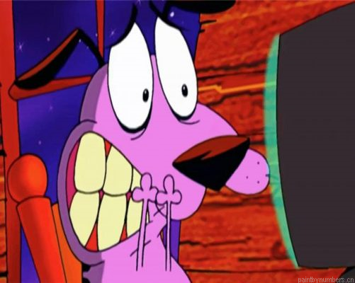 Courage The Cowardly Dog Painting By Numbers.png