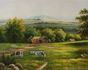 Cow Farm Painting By Numberss.png