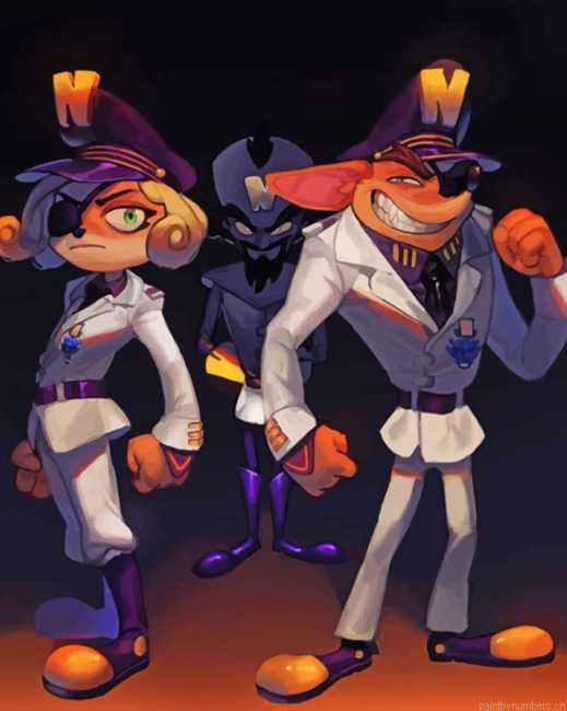 Crash Bandicoot Painting By Numberss.png