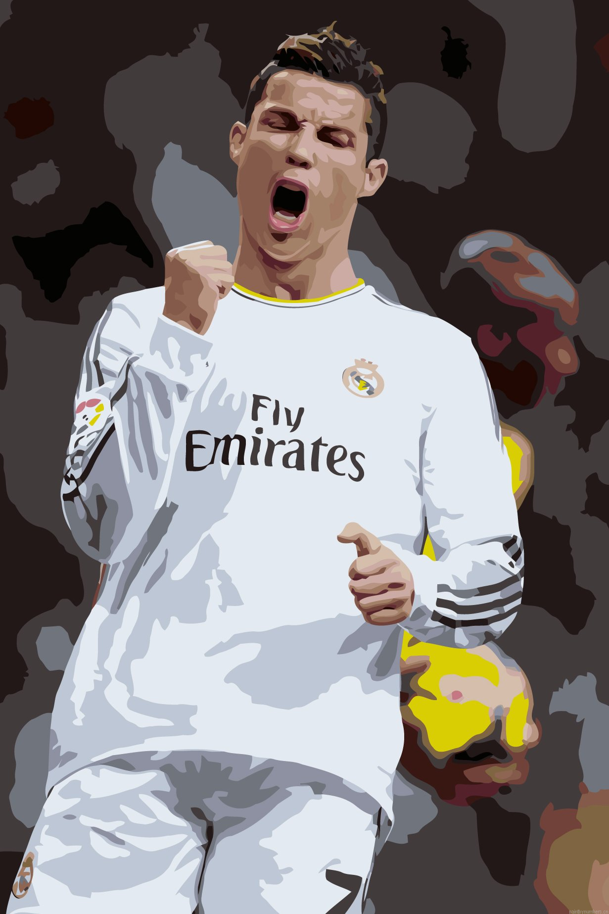 Cristiano Ronaldo Football Painting By Numberss.png
