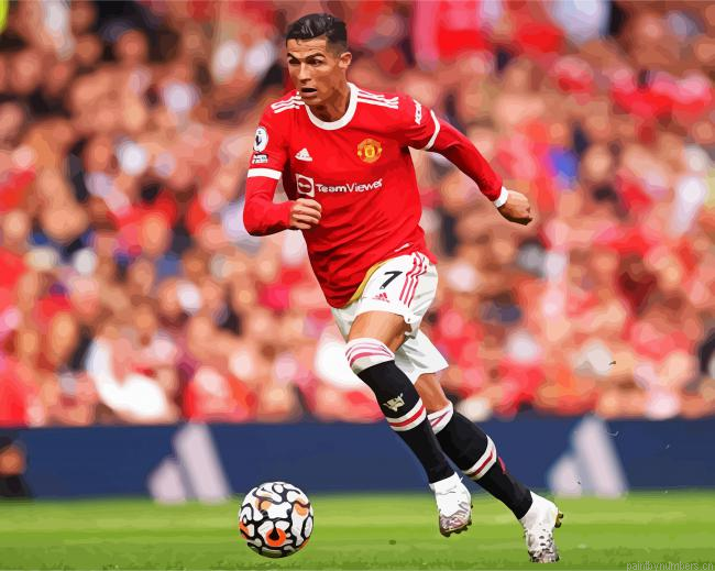 Cristiano Ronaldo Man United Painting By Numbers.png