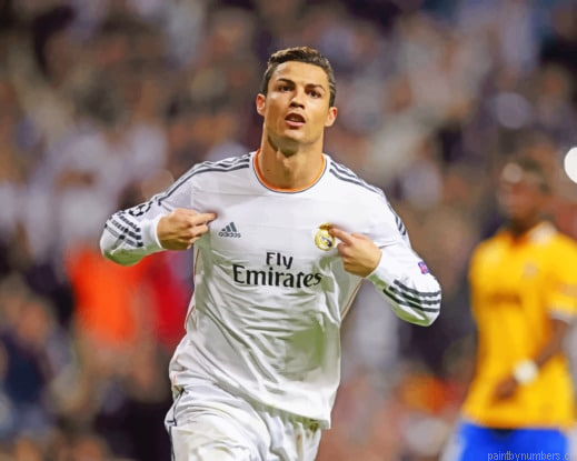 Cristiano Ronaldo Real Madrid Legend Soccer Painting By Numberss.png