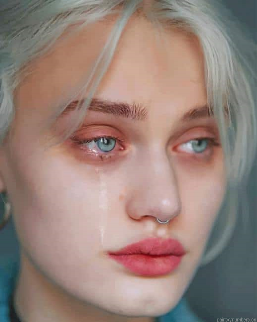 Crying Girl Painting By Numberss.png