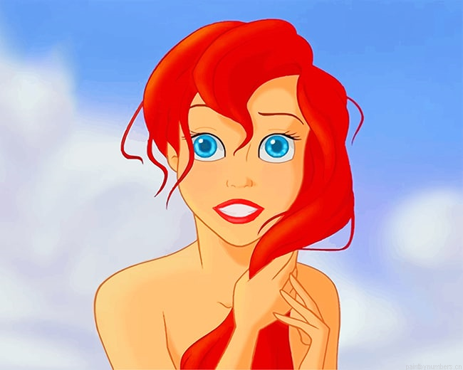 Cute Ariel Animations Painting By Numbers.png