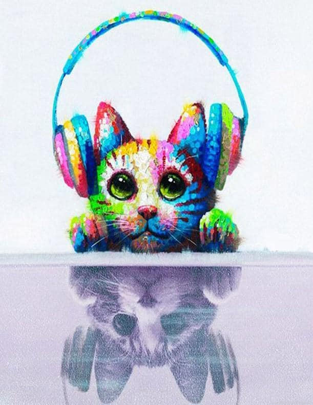 Cute Cat Painting By Numberss.png