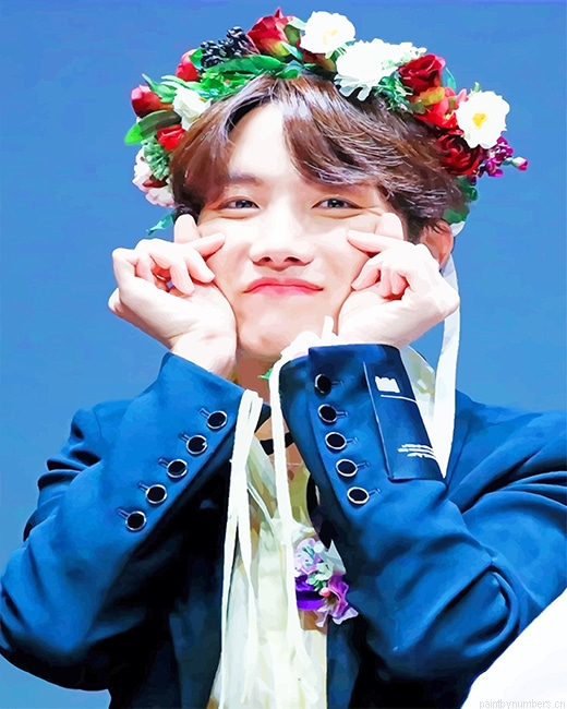 Cute J Hope Rappers Painting By Numberss.png