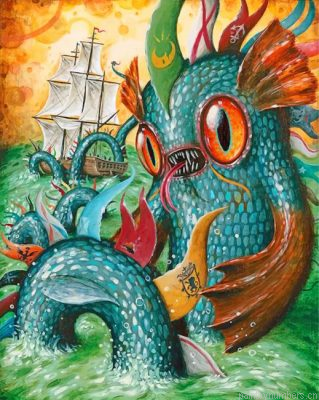 Cute Kraken Painting By Numbers.png