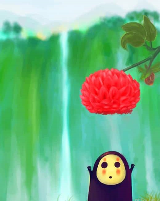 Cute Little Kaonashi Animations Painting By Numberss.png