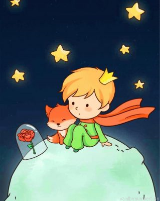 Cute Little Prince Painting By Numbers.png