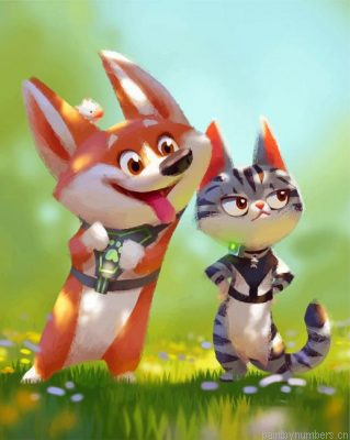 Cute Pets Painting By Numbers.png