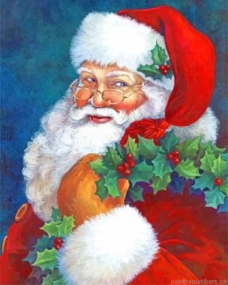 Cute Santa Painting By Numbers.png