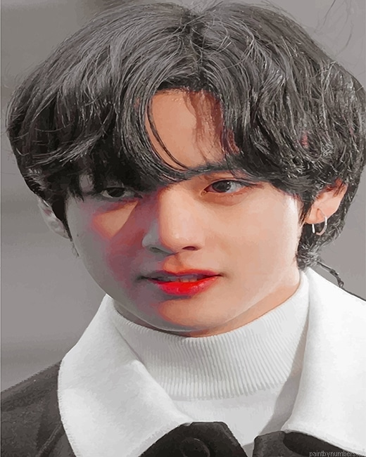 Cute Taeyong Bts Rappers Painting By Numberss.png